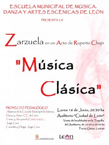 Cartel Zarzuela